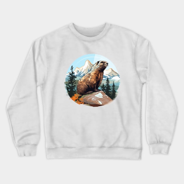Marmot Crewneck Sweatshirt by zooleisurelife